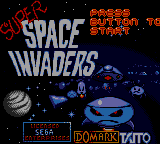 Заставка игры Super Space Invaders